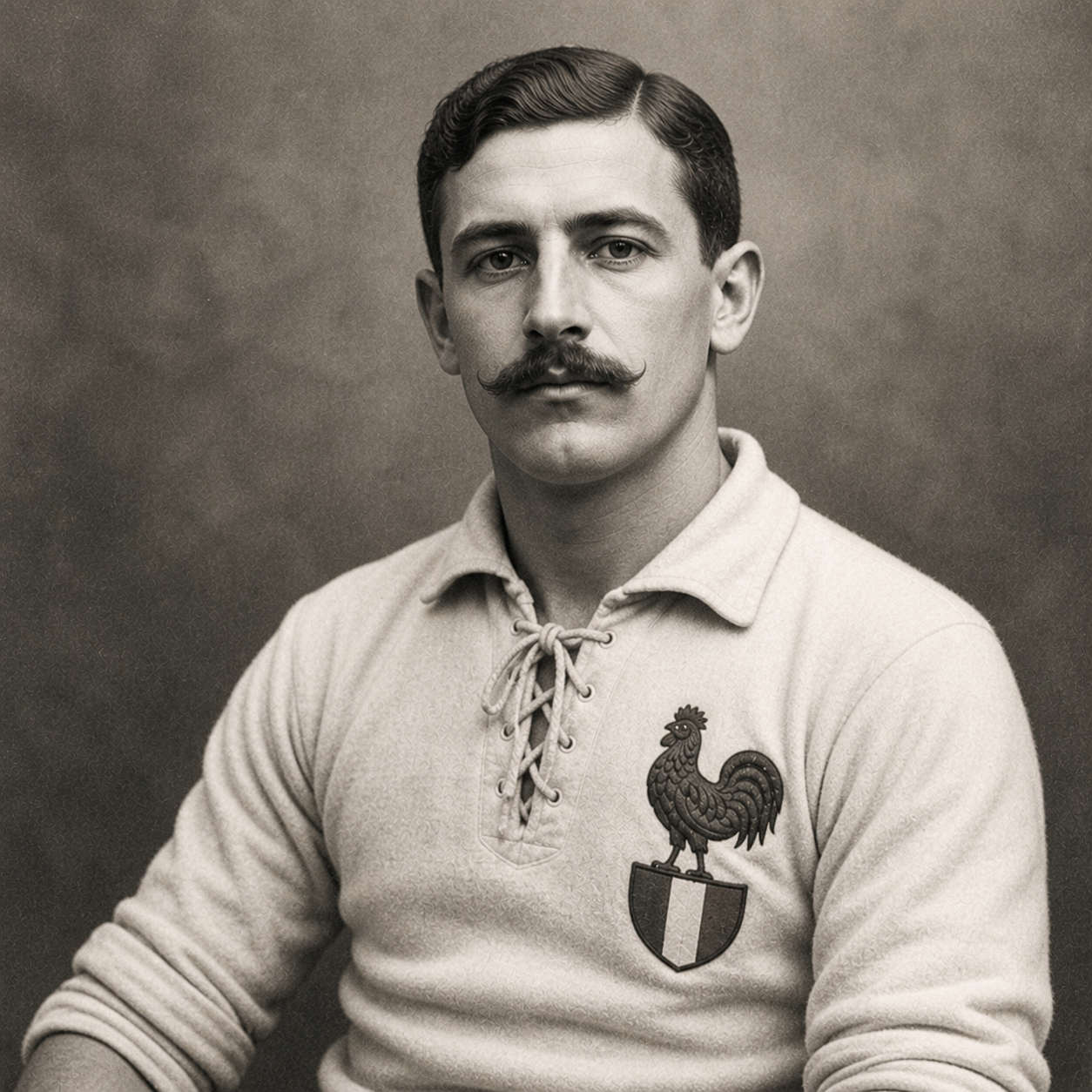 portrait reconstitué par IA de Georges Garnier à des buts d'illustration