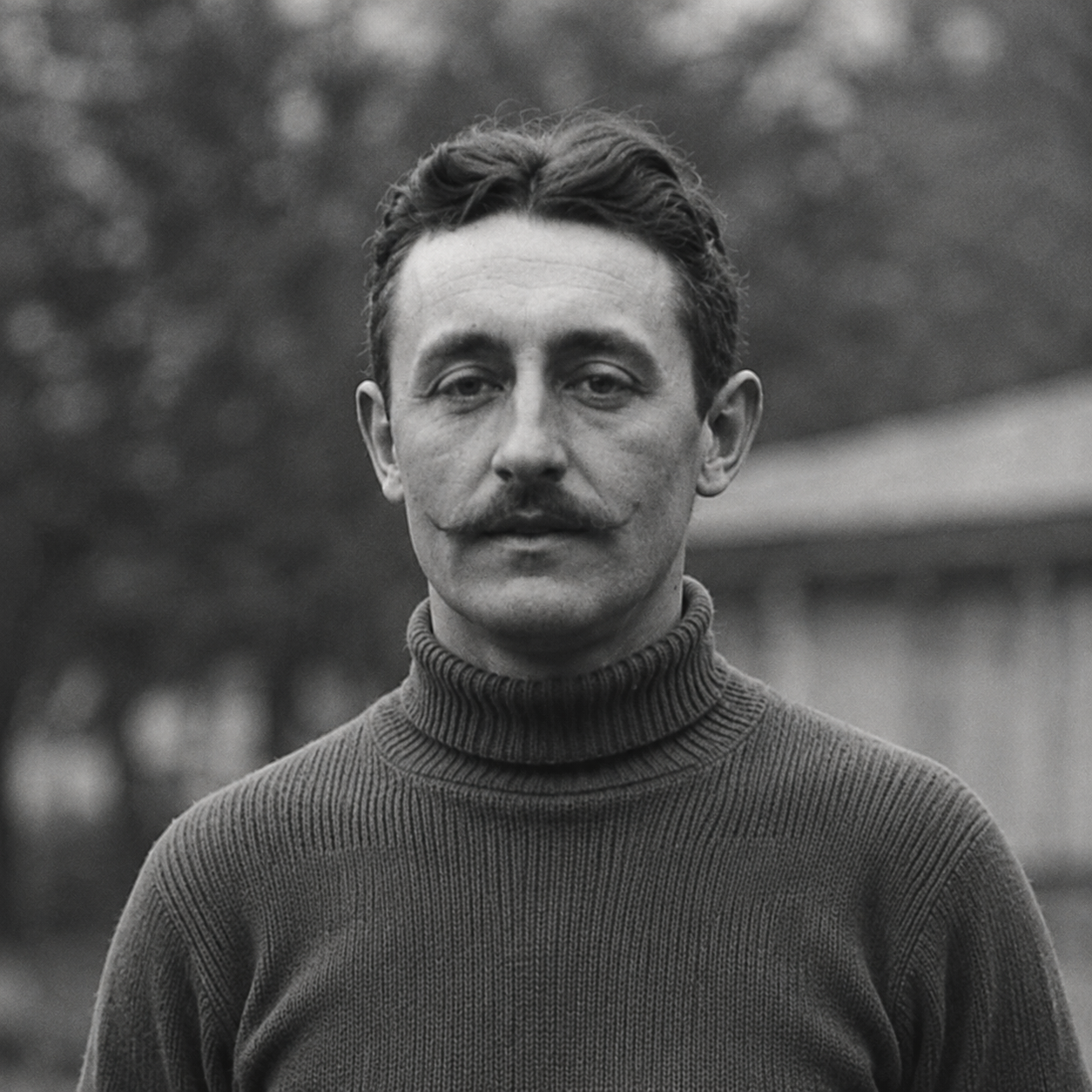 portrait reconstitué par IA de Georges Crozier à des buts d'illustration