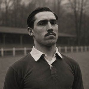 portrait reconstitué par IA de Henri Moigneu à des buts d'illustration