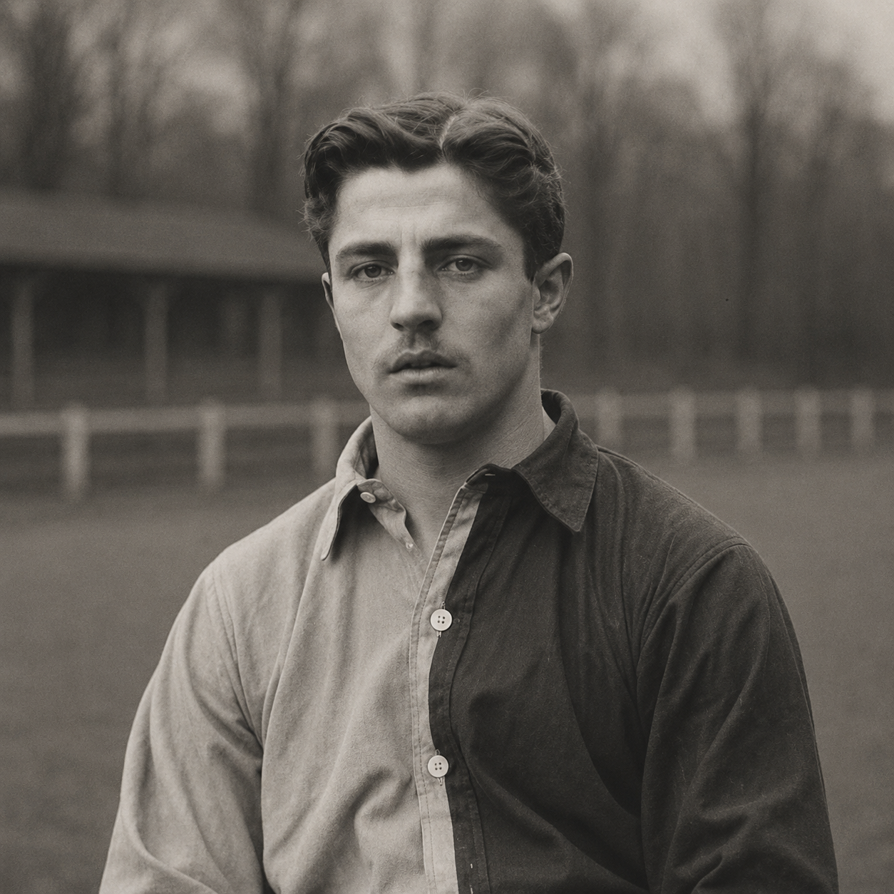 portrait reconstitué par IA de Raymond Gigot à des buts d'illustration